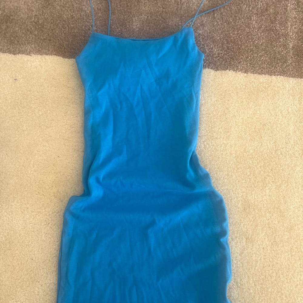 Zara Vibrant Blue Dress